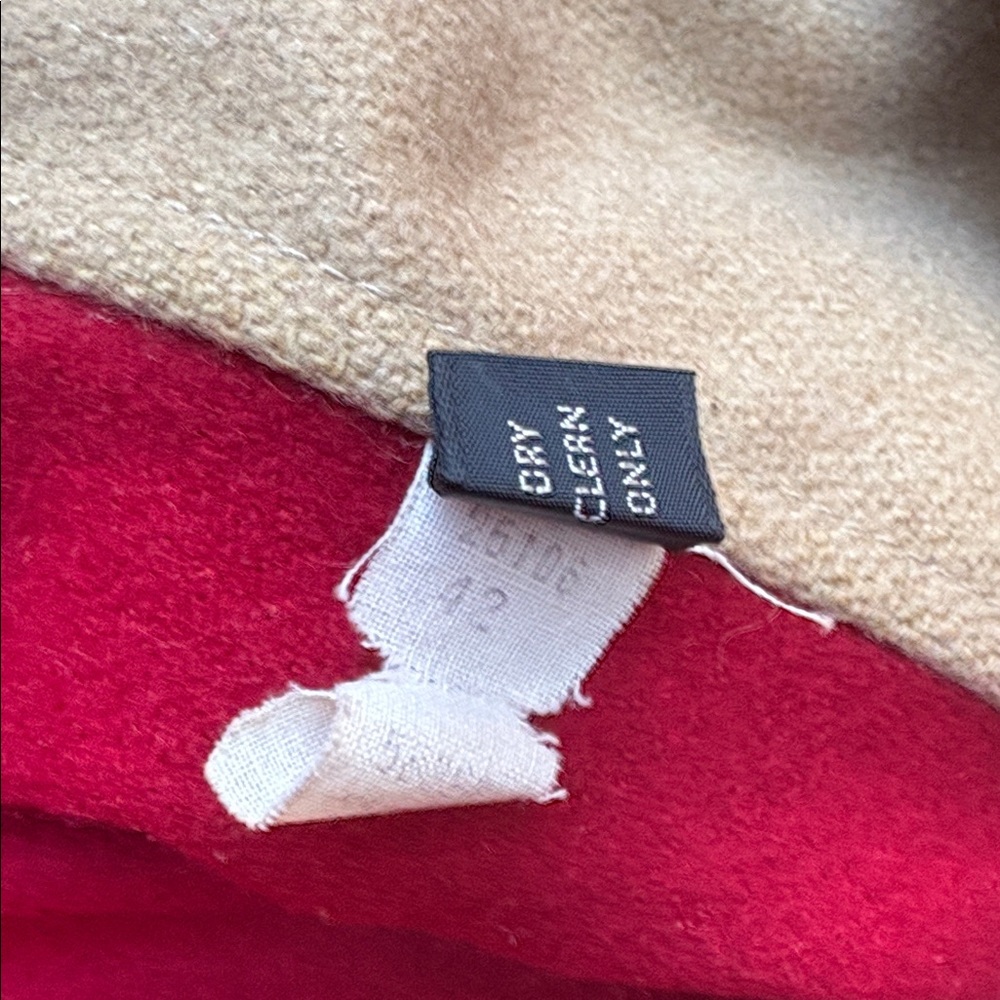 Austin Reed Beige and Red Coat - Picture 4 of 5